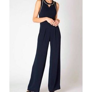 Anthropologie Ett:Twa Whitney Black Jumpsuit